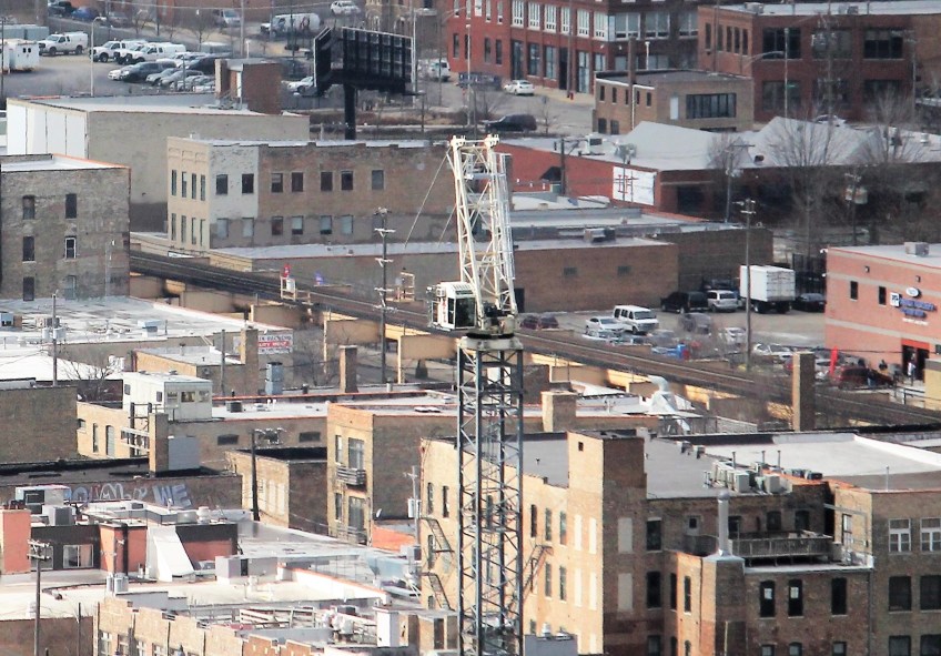 McDonald's East Tower crane