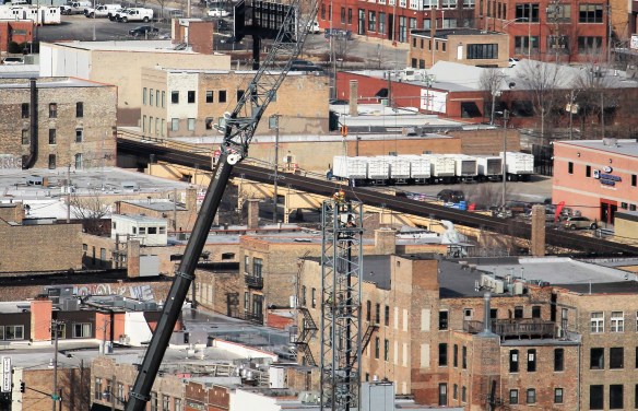 McDonald's East Tower crane