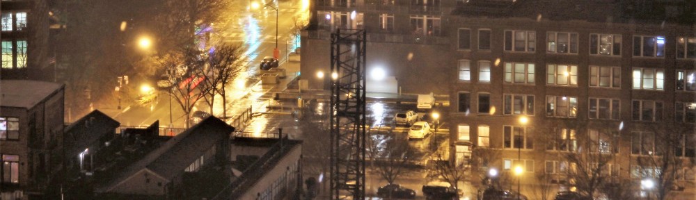 Illume Chicago tower crane