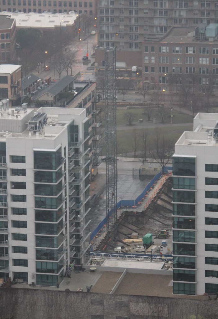 Illume Chicago tower crane