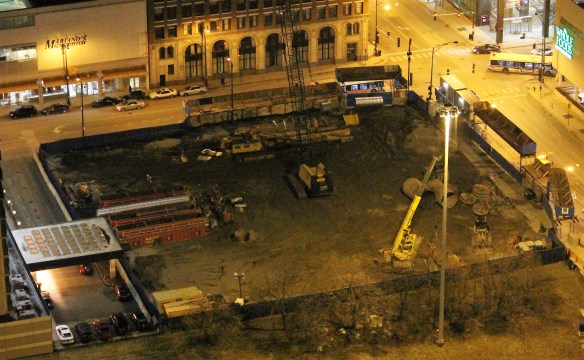One South Halsted caissons