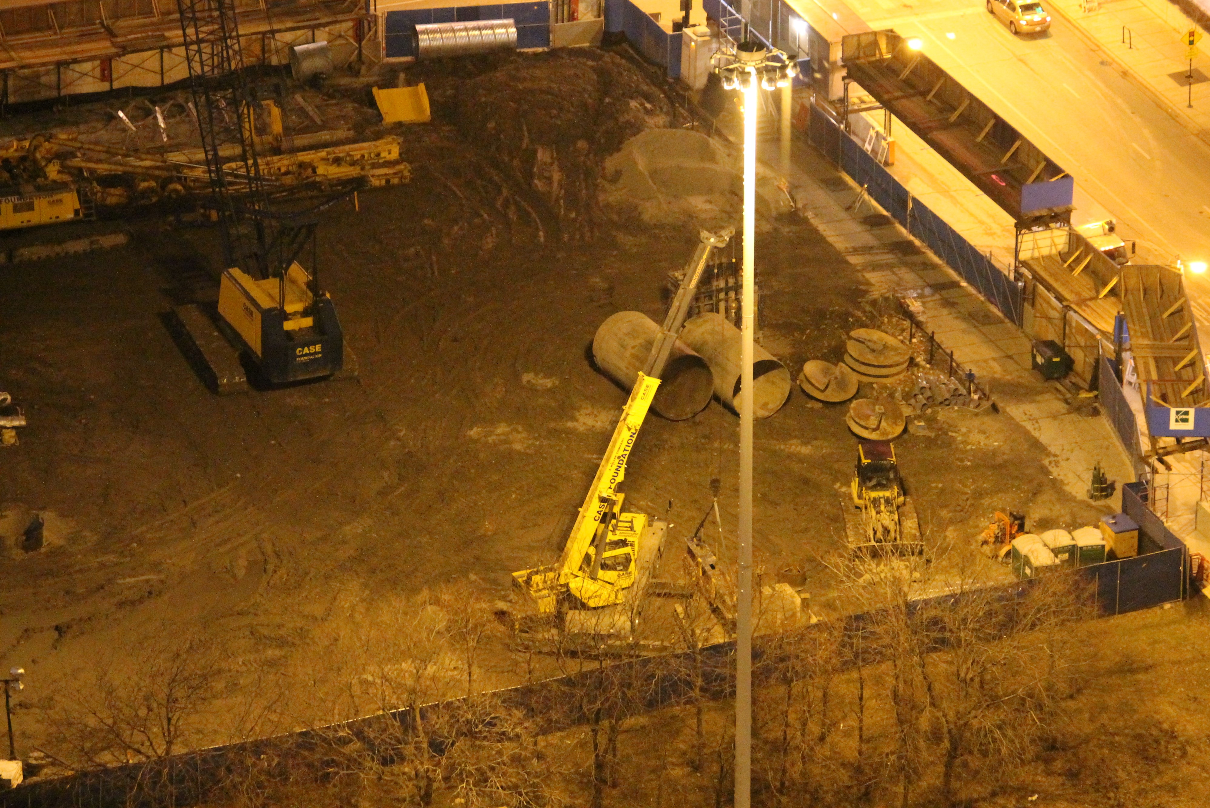 One South Halsted caissons