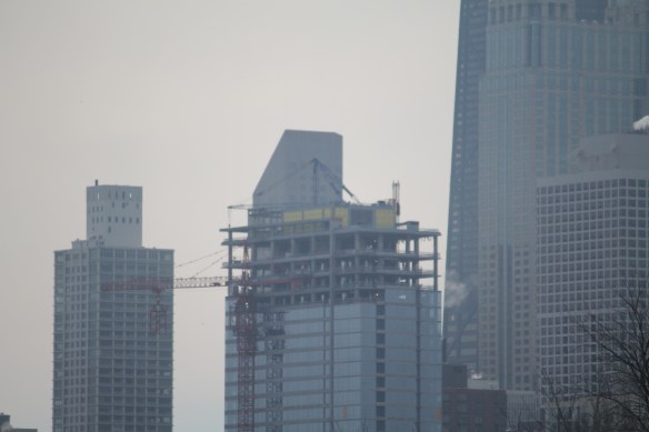 The Sinclair tower crane removal