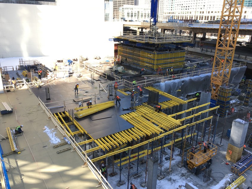 Wanda Vista Tower snowy day