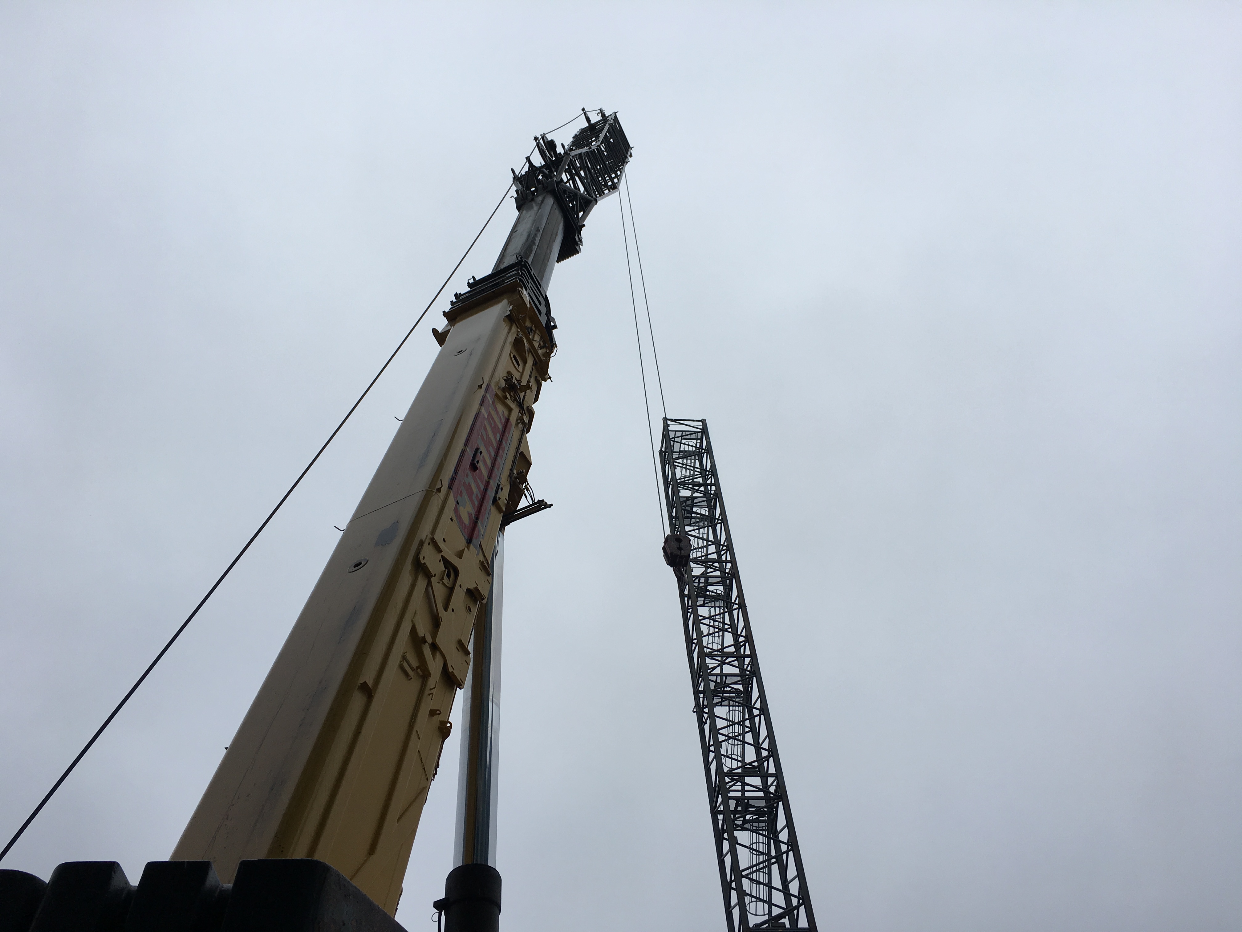 Illume Chicago tower crane saturday