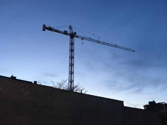 Wicker Park Connection tower crane