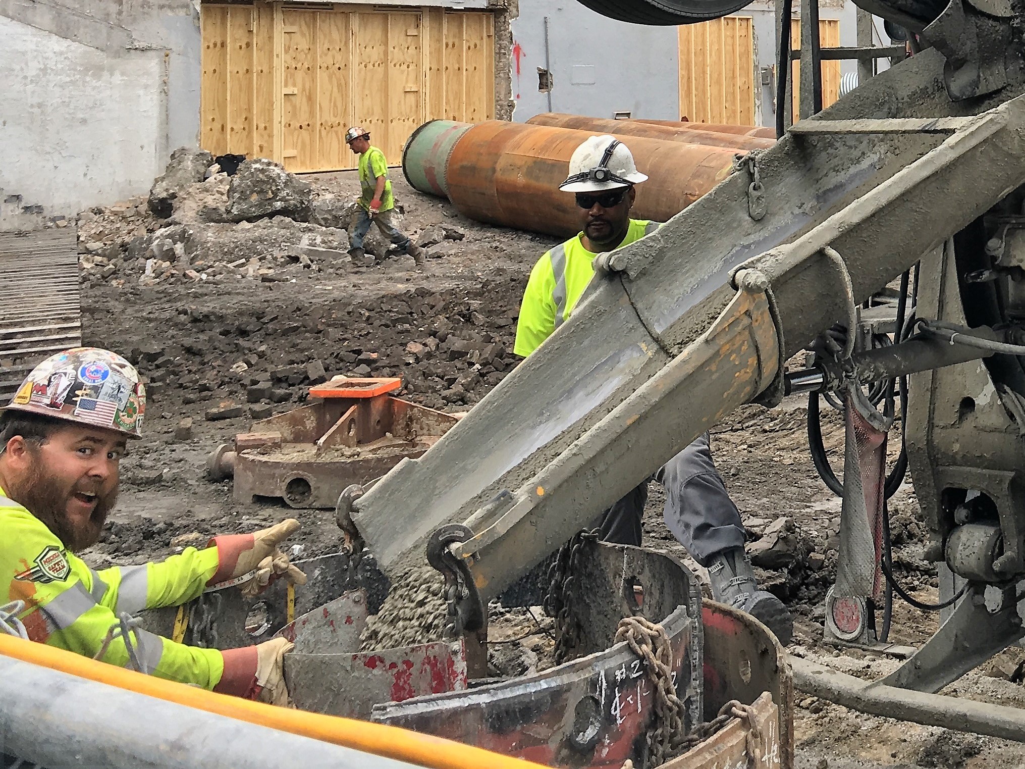 The Ardus caisson work