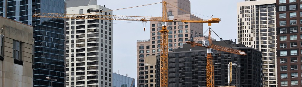 One Bennett Park two tower cranes