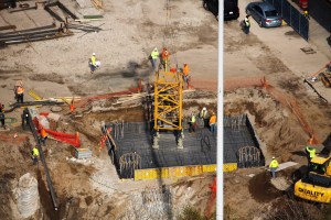 One South Halsted tower crane stub