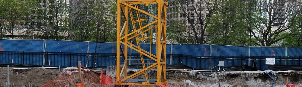 One South Halsted tower crane