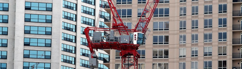 1101 South Wabash tower crane