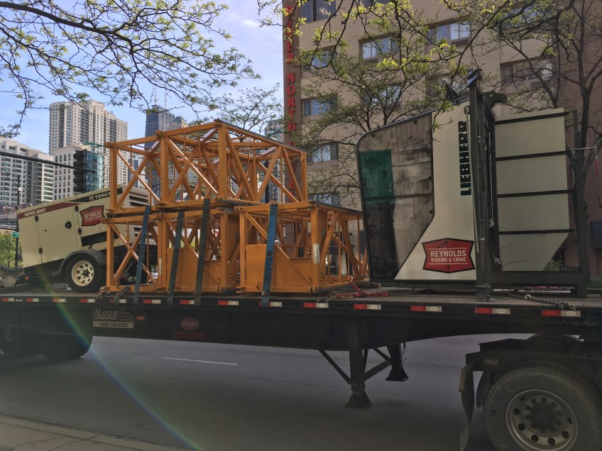 Moxy Hotel tower crane