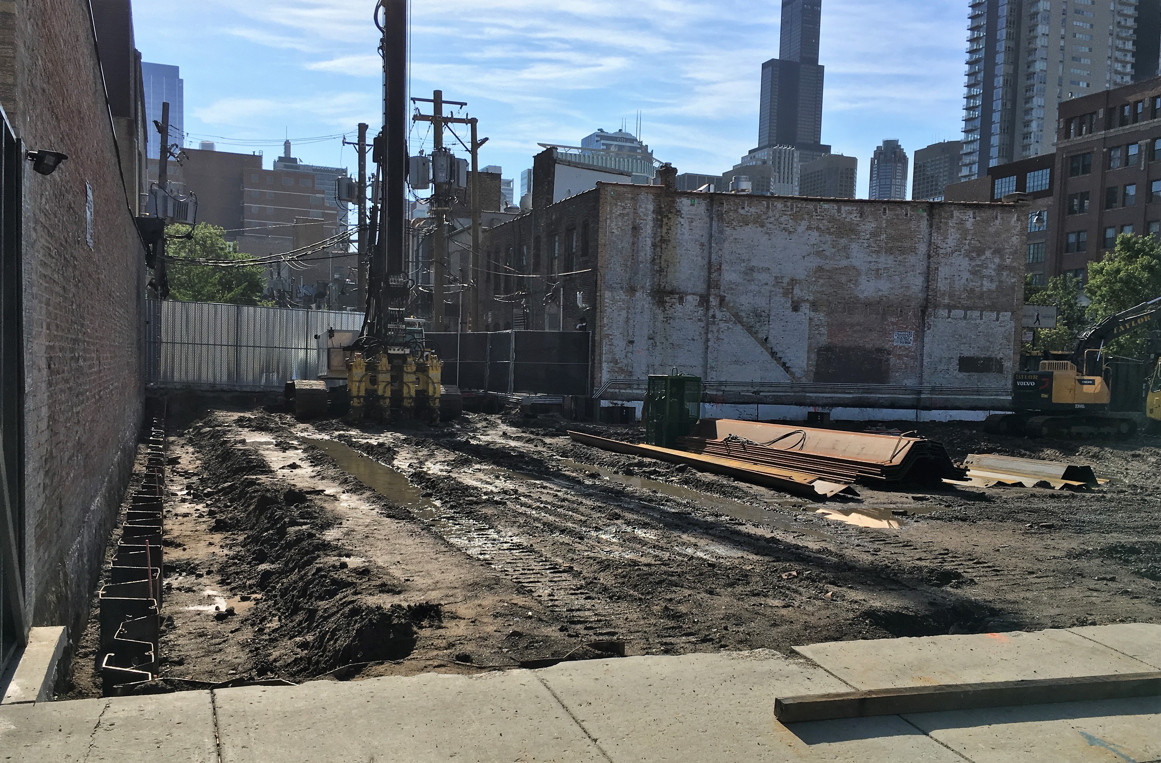 Nobu Hotel pile driving