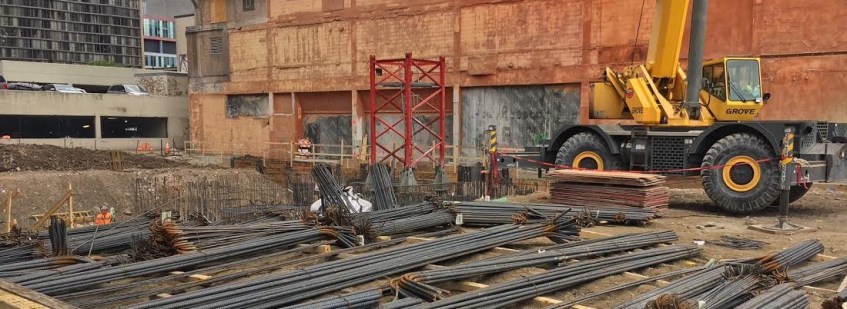 Essex On The Park tower crane stub