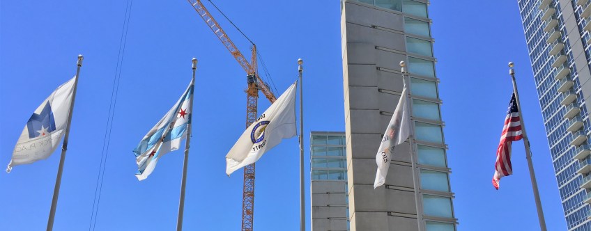 Prairie District Flag Tank Crane