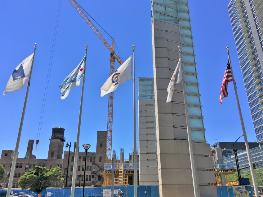 Prairie District Flag Tank Crane