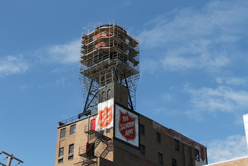Salvation Army water tank