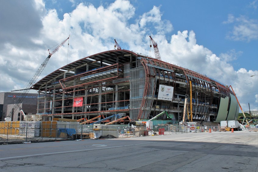 New Milwaukee Bucks arena WESC