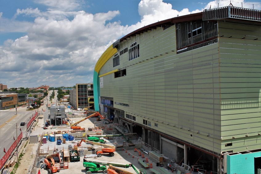 New Milwaukee Bucks arena WESC