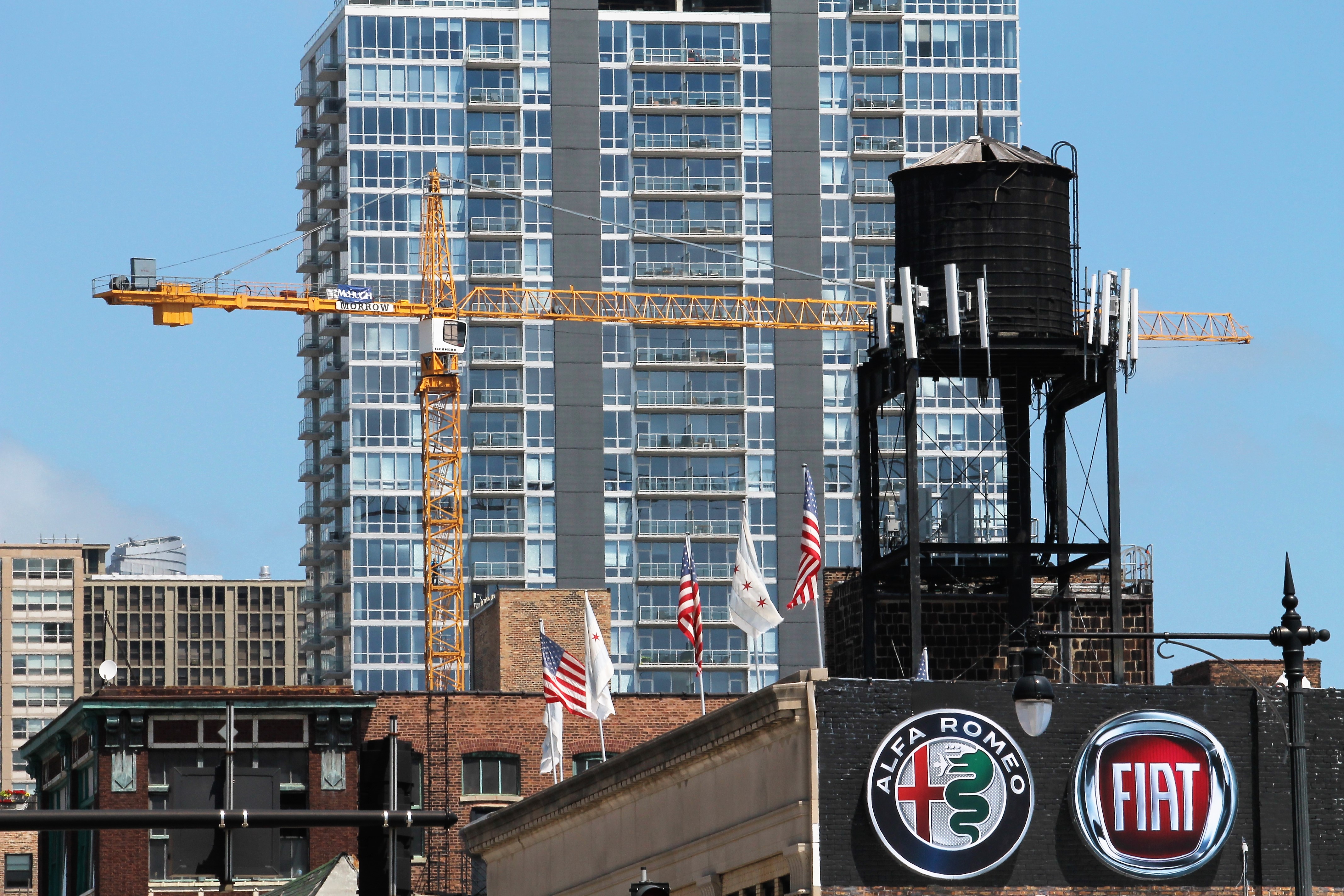 Prairie District Flag Crane Tank