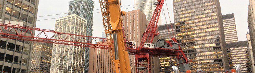 32 Chicago tower cranes July