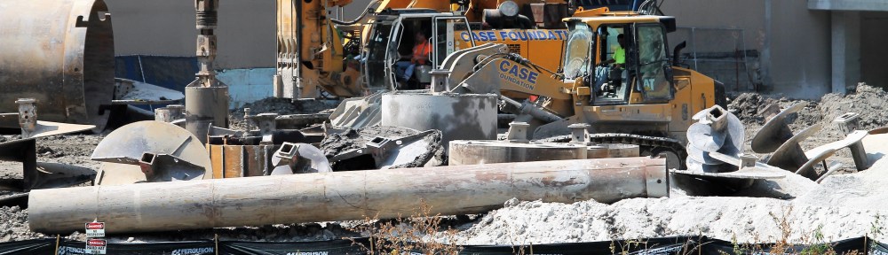 Wolf Point East caissons