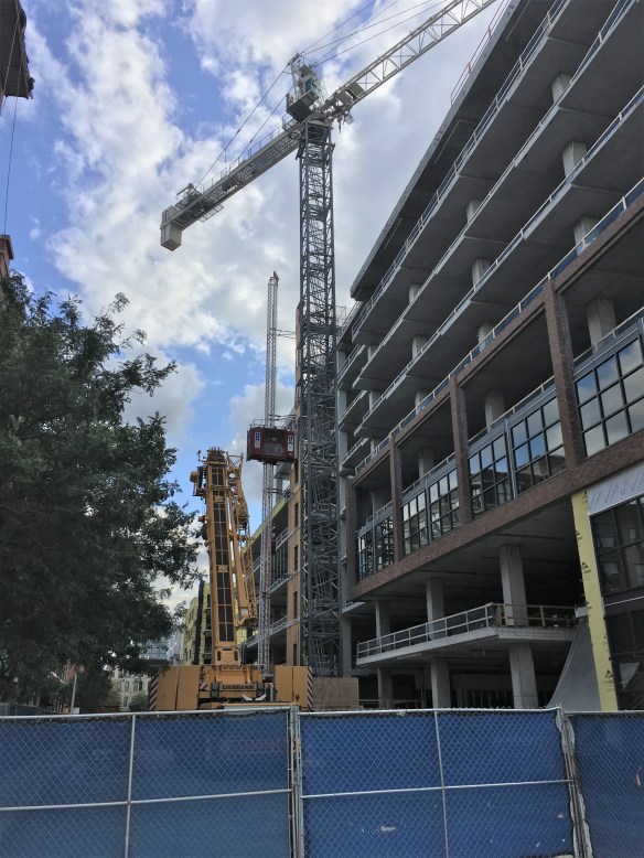 McDonald's Headquarters tower crane removal
