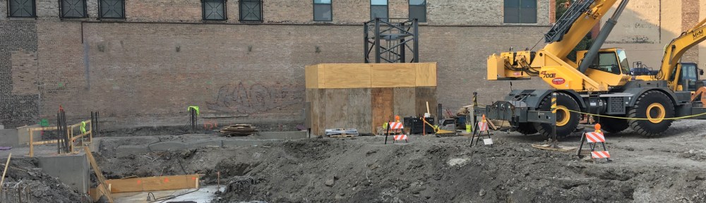 Chicago tower cranes
