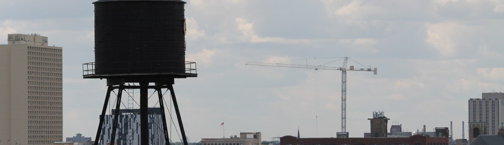 tower flag crane Goose Island