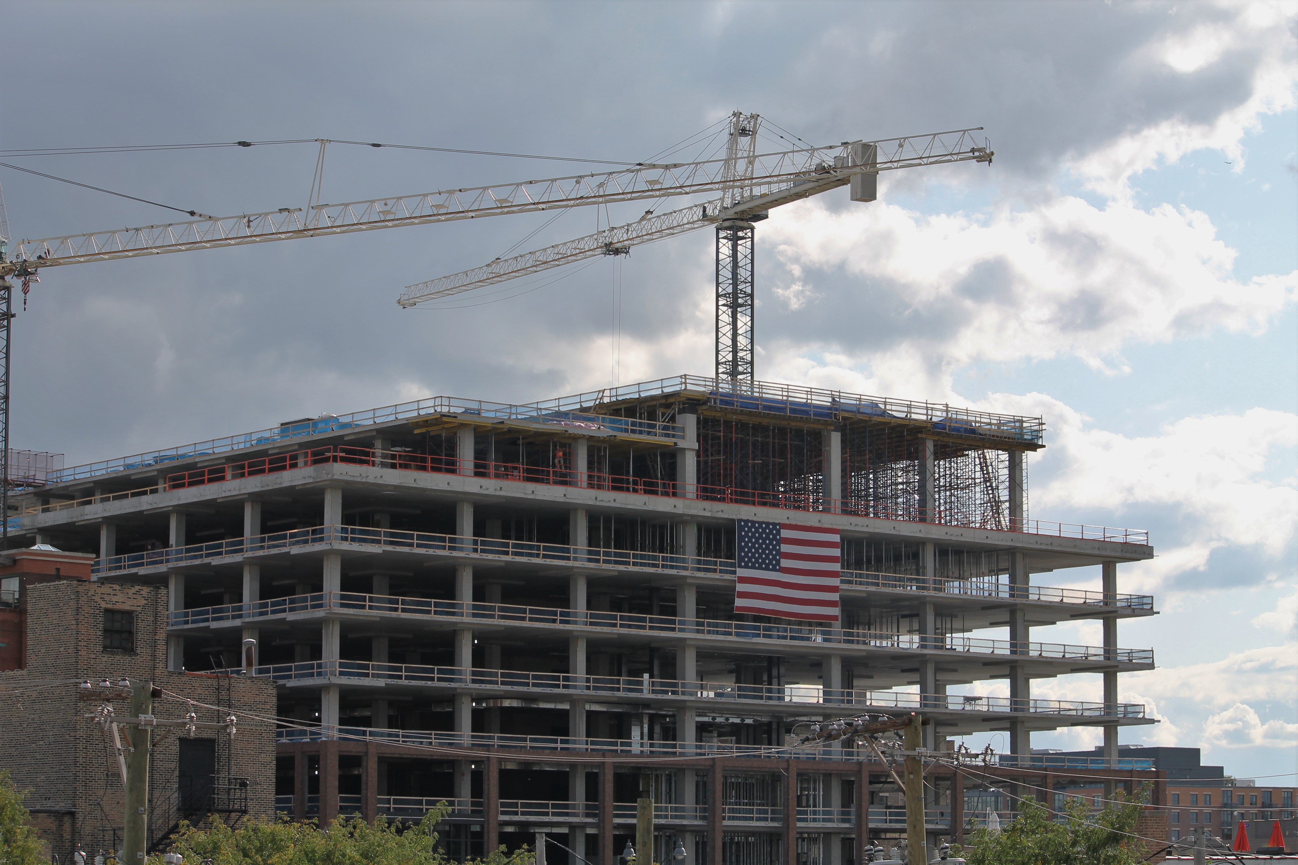 McDonald's Headquarters tower crane removal
