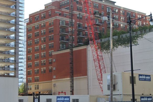 One Grant Park second tower crane