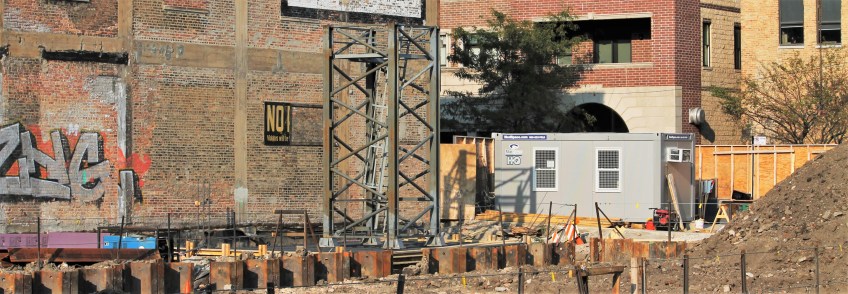 Hoxton Chicago hotel tower crane stub