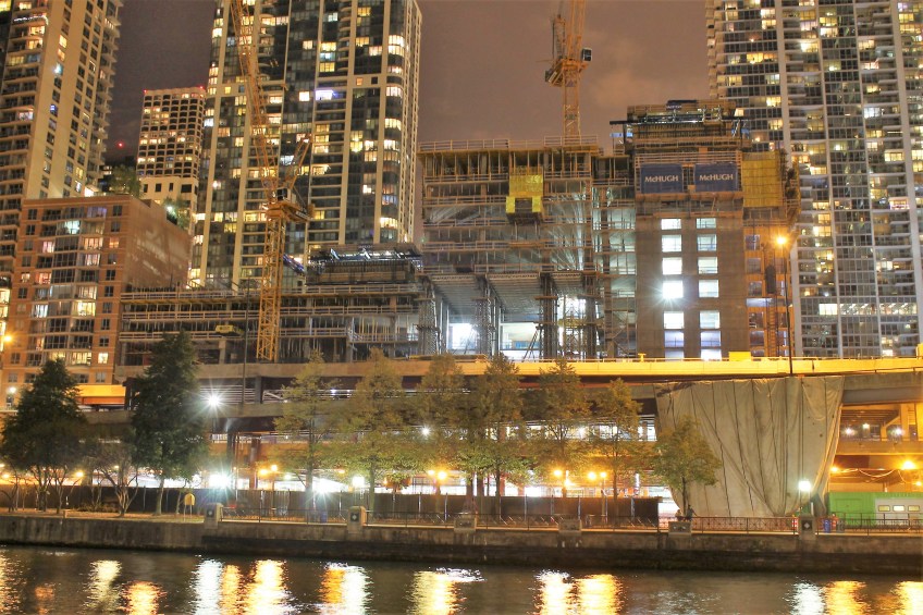 Vista Tower at night