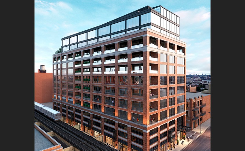 210 North Carpenter caisson work