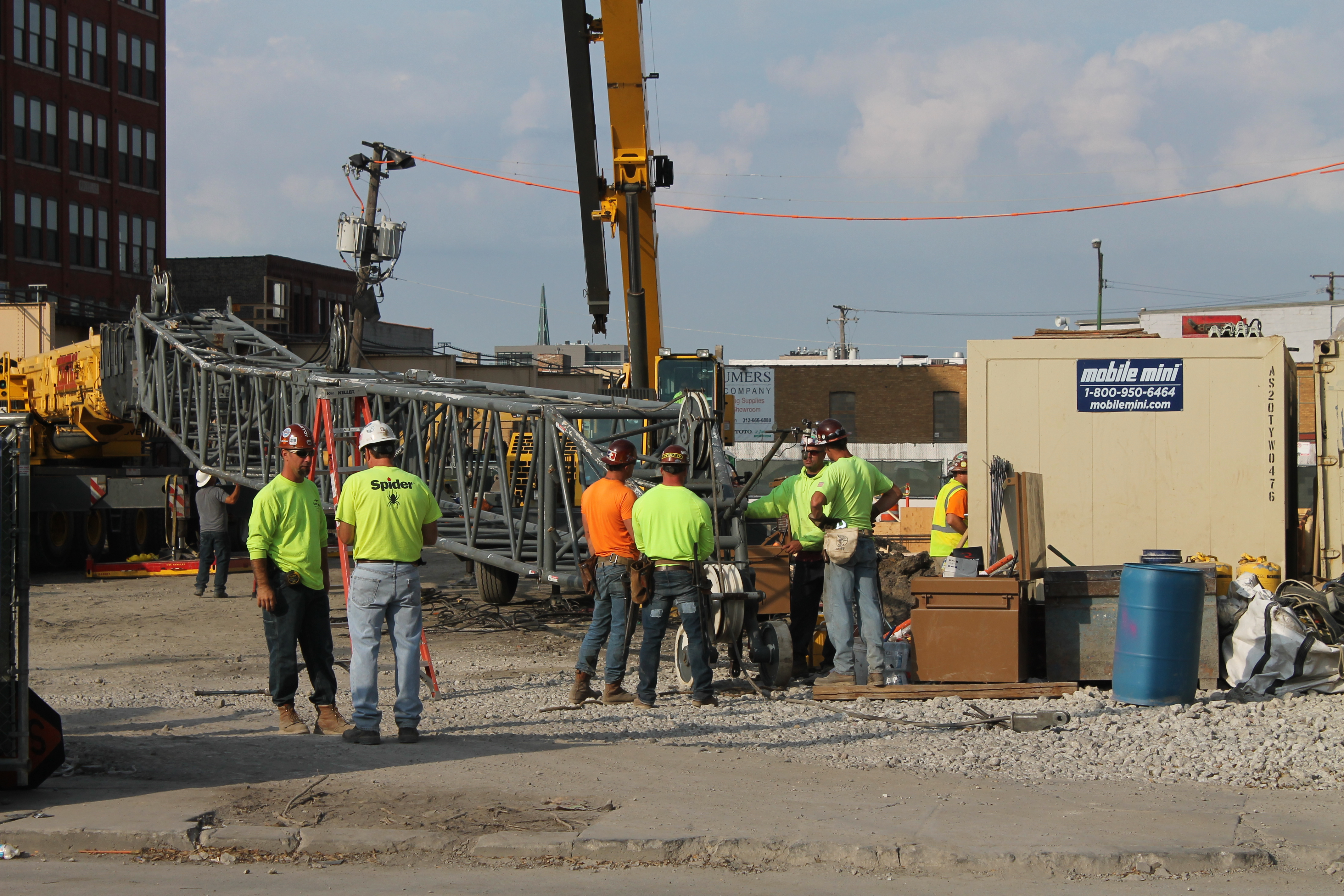 210 North Carpenter tower crane