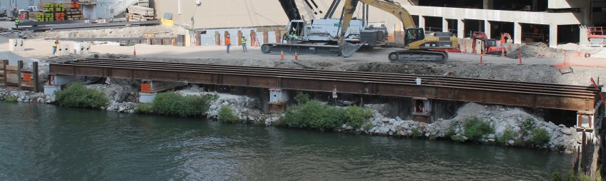 Wolf Point East trestle bridge