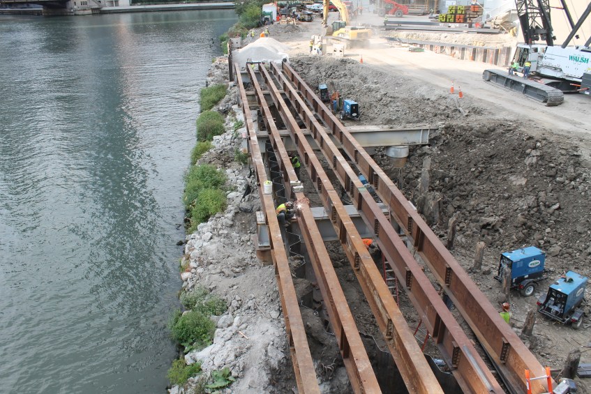 Wolf Point East trestle bridge