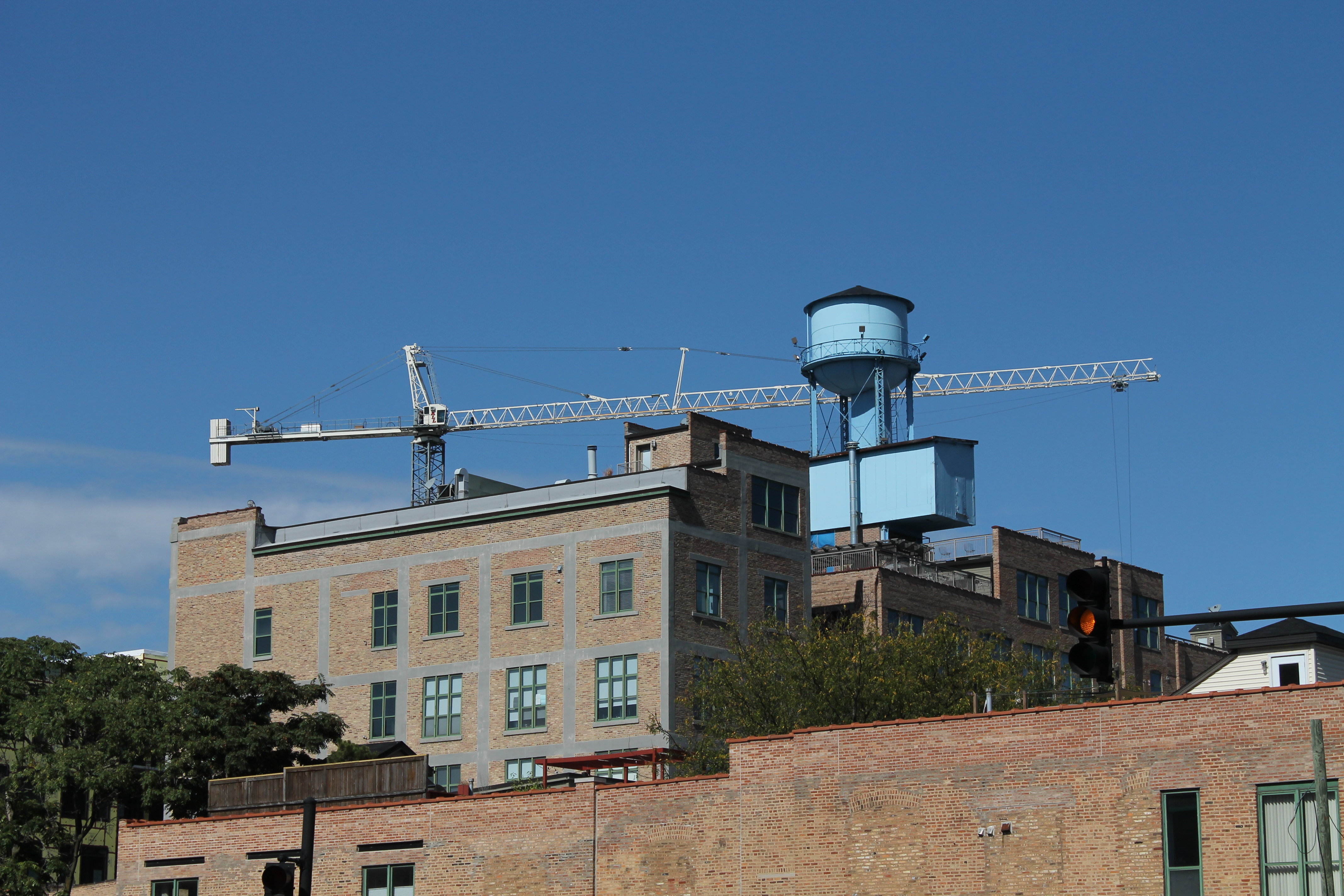 McDonald's Headquarters west tower crane