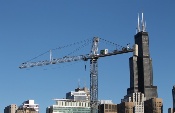 Nobu Hotel tower crane