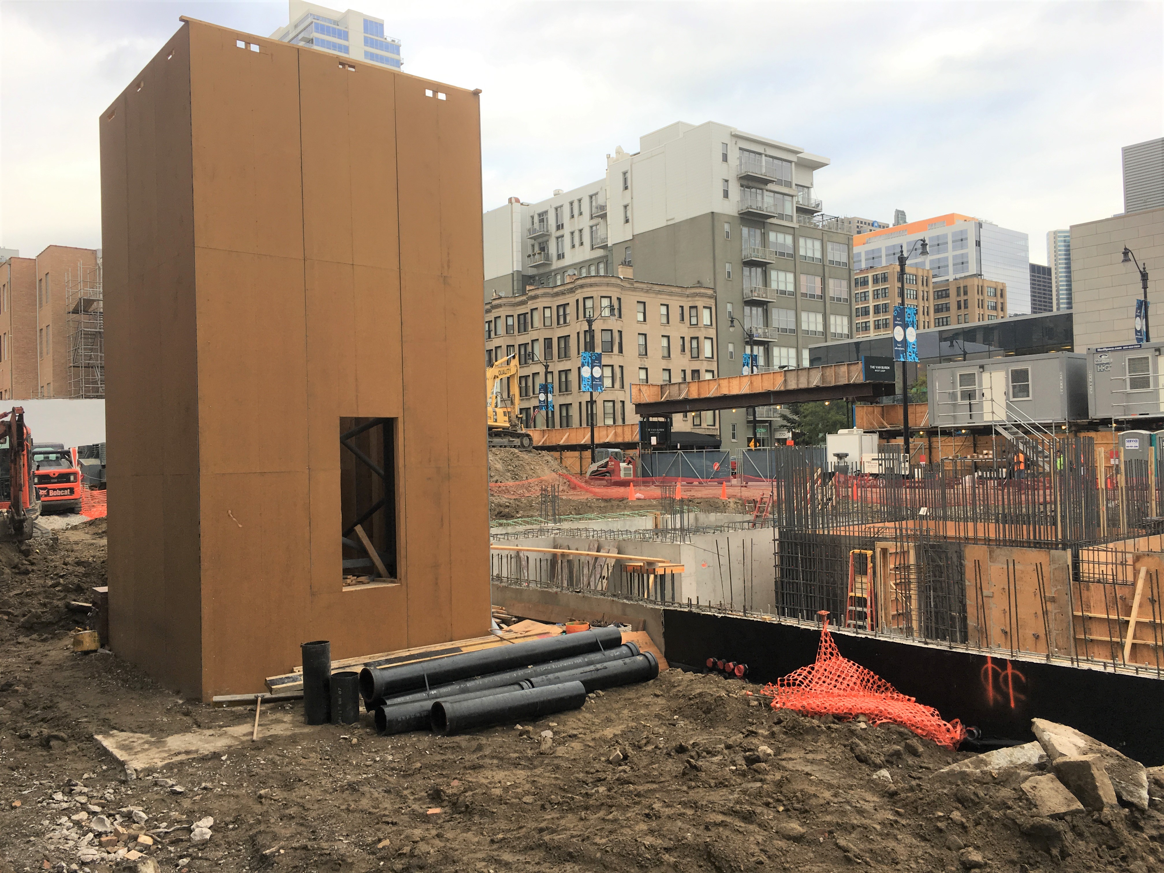 The Van Buren tower crane