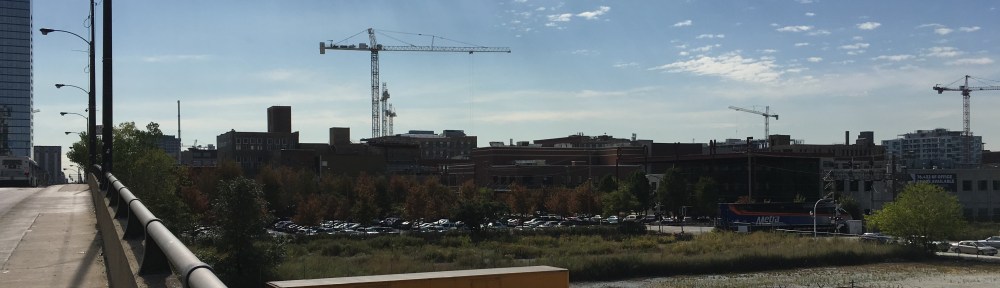 West Loop tower cranes
