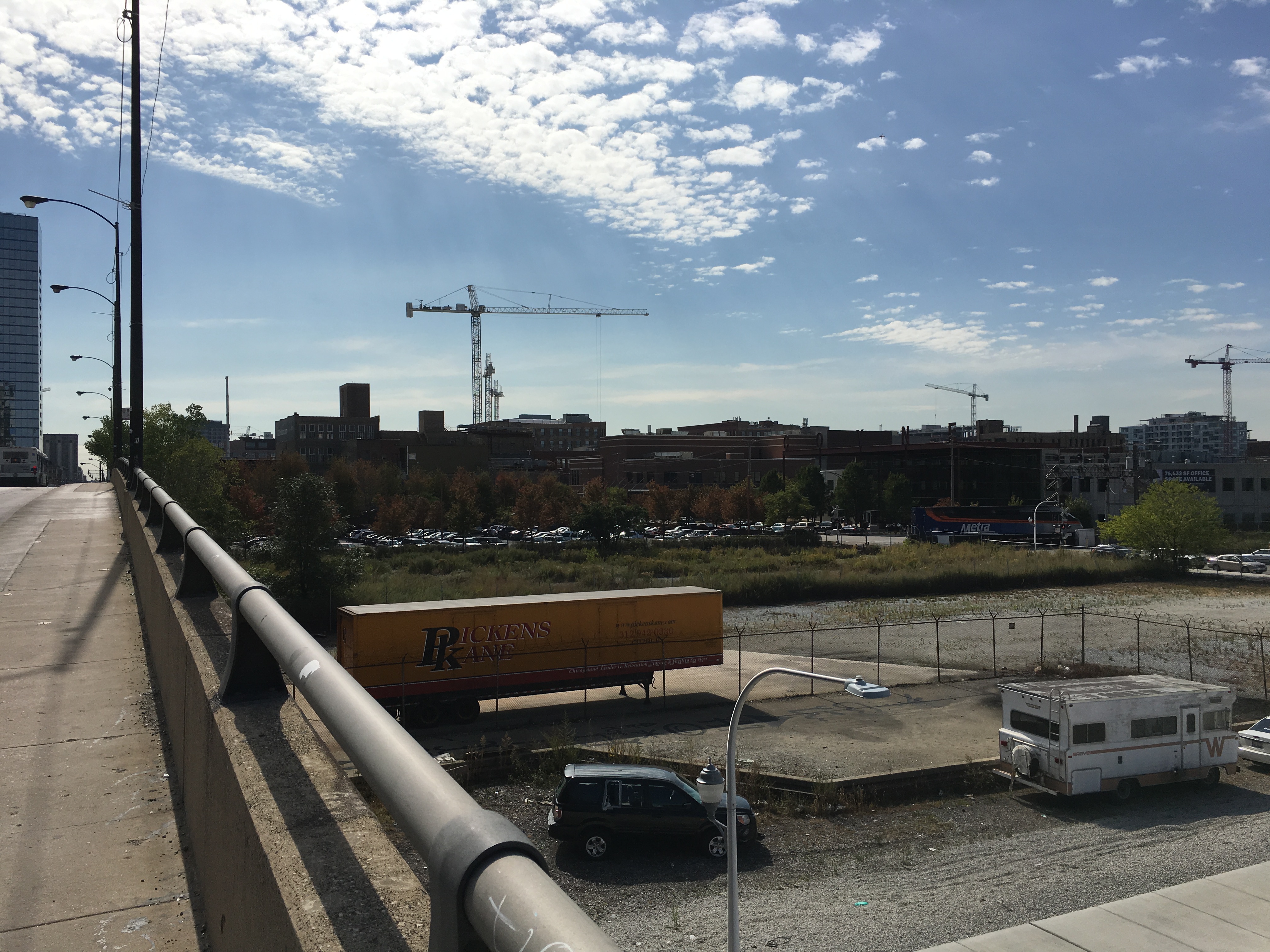 West Loop tower cranes