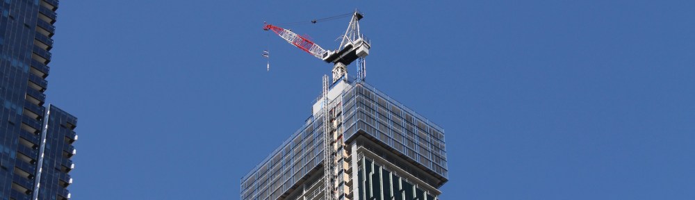 Victoria One topping out