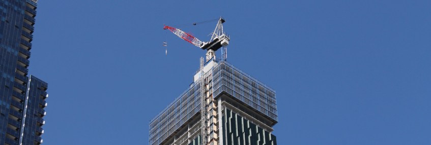 Victoria One topping out