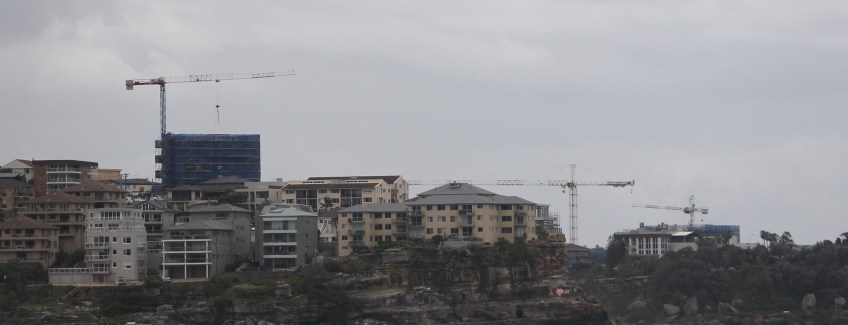 Bondi Beach cranes