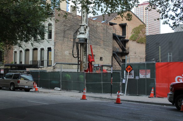 56 West Huron caissons