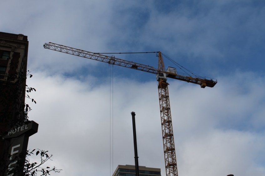 Home2 Suites tower crane