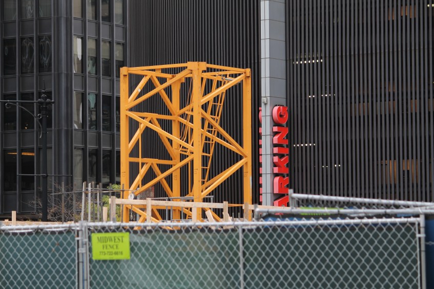 Renelle on the River tower crane stub