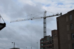 The Van Buren tower crane