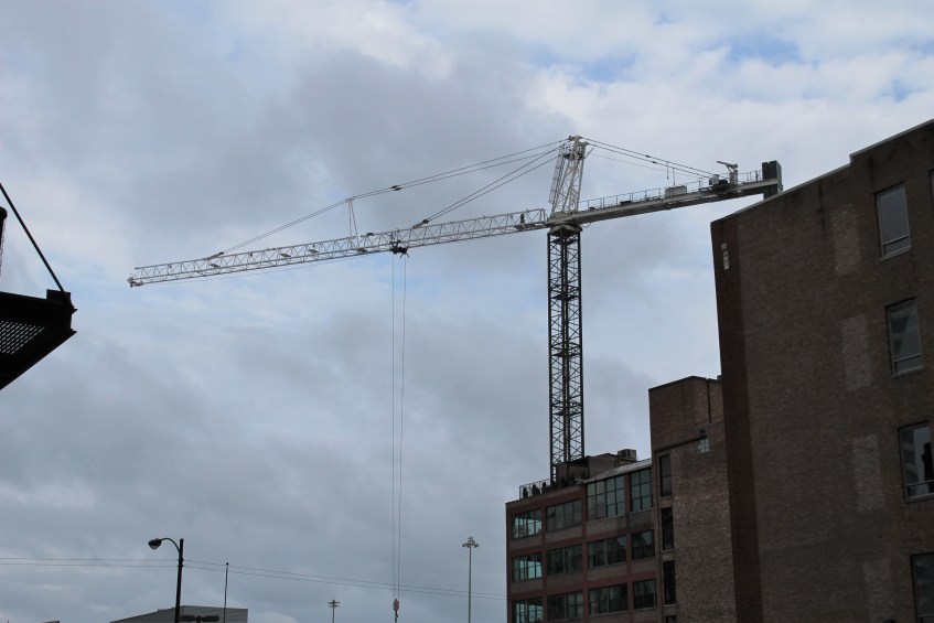 The Van Buren tower crane